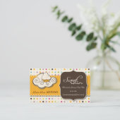 Winning op basis van snoepjes - Aangepaste bestell Visitekaartje (Staand voorkant)