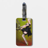 Winning Pin Up Bagagelabel (Achterkant verticaal)