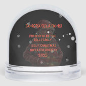 WINNING PRIZE Ugly Christmas Sweater Contest (Arrière)