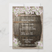 Winning, Rustic Wood, Land, Uitnodiging voor bruil (Voorkant)