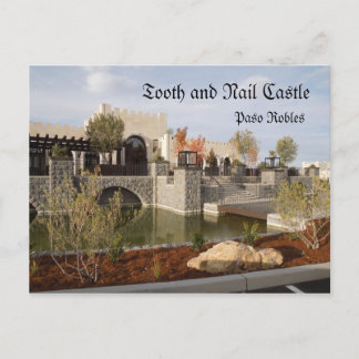 Winning van Tooth en Nail Castle in Paso Robles Briefkaart