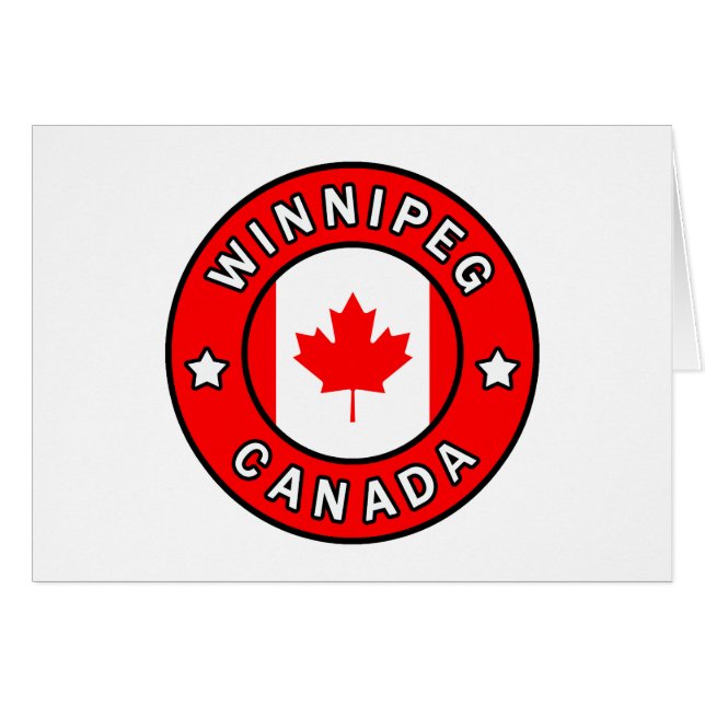 Winnipeg Canada (Devant horizontal)