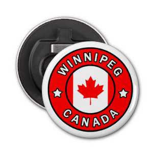 Winnipeg Canada Button Flesopener