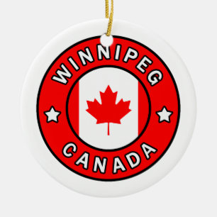 Winnipeg Canada Keramisch Ornament
