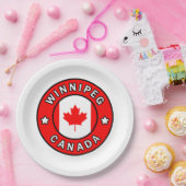 Winnipeg Canada Papieren Bordje (Feest)