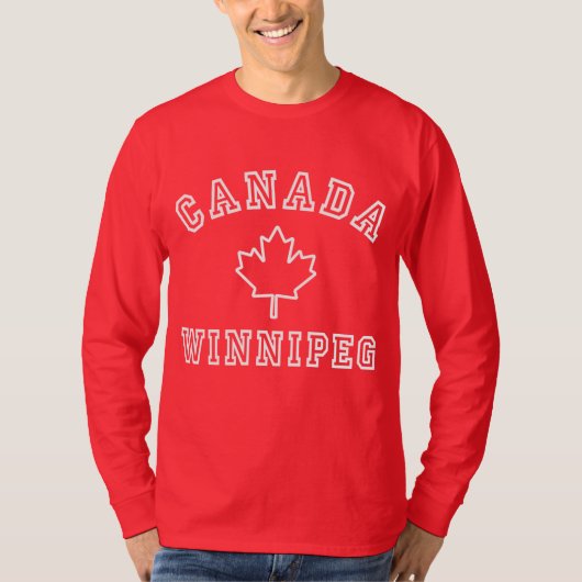 Winnipeg Canada T-shirt (Voorkant)