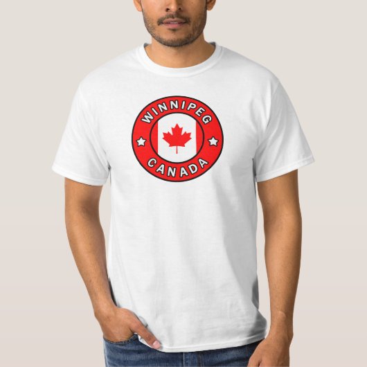 Winnipeg Canada T-shirt (Voorkant)
