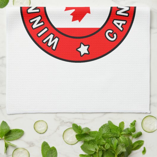 Winnipeg Canada Theedoek (Gevouwen)