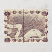 Winnipeg Manitoba Carte des yeux des oiseaux du Ca (Devant)