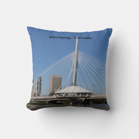 Winnipeg Provencher Bridge Kussen (Voorkant)