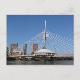 Winnipeg Provencher-brug Briefkaart