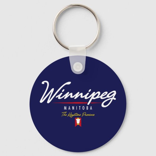 Winnipeg Script Sleutelhanger (Voorkant)