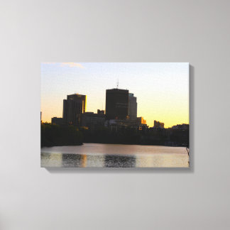 Winnipeg Skyline Canvas Afdruk
