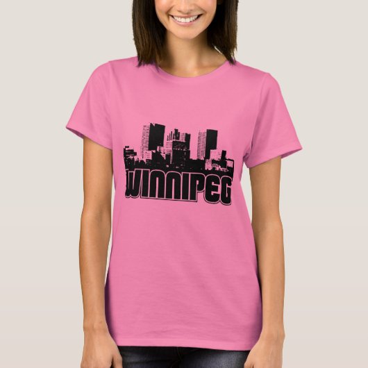 Winnipeg Skyline T-shirt (Voorkant)