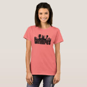 Winnipeg Skyline T-shirt (Voorkant volledig)
