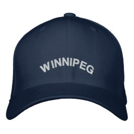 Winnipeg Souvenir Honkbal Pet Geborduurd Pet