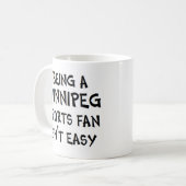 winnipeg sports fan, being coffee mug (Devant gauche)