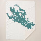Winnipesaukee Dow Island Blanket Sherpa Deken (Voorkant)