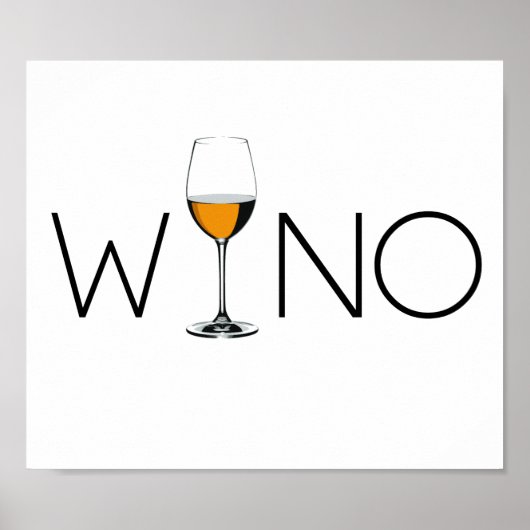 Wino Wijn Lover Glass Poster (Voorkant)