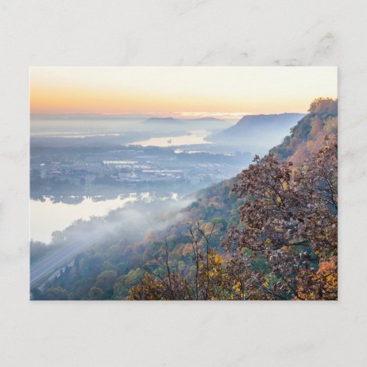 Winona Autumn Sunrise Briefkaart (Voorkant)