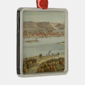 Winona, Minnesota Metalen Ornament (Rechts)