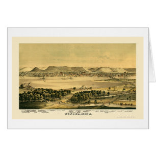 Winona, MN Panorama Map - 1867
