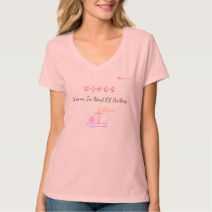 WINOS-vrouwen die moeten zeilen T-shirt