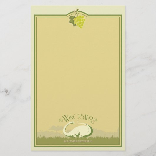 Winosoaur Stationery Briefpapier (Voorkant)