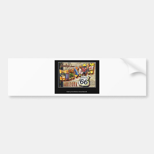 winslow arizona bumpersticker (Voorkant)