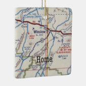 Winslow Arizona Route 66 Kerstmis Keramisch Ornament (Rechts)