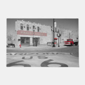Winslow Arizona Route 66 Red Splash Foto Deurmat (Voorkant)