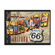 Winslow Arizona vintage ansichtkaart
