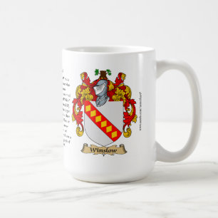 Winslow Family Coat of Arms Koffiemok
