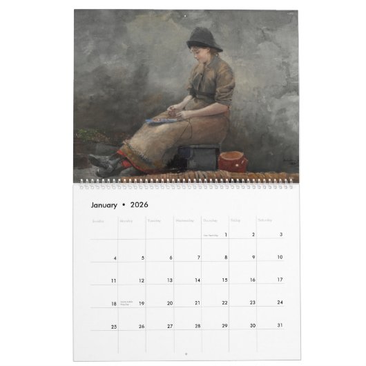 Winslow Homer 2021 Kalender (Jan 2026)