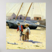 Winslow Homer A Basket of Clams Poster (Voorkant)