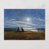 Winslow Homer aquarel, Moonlight Briefkaart (Voorkant)