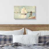 Winslow Homer Clear Sailing Canvas Afdruk (Insitu (Slaapkamer))