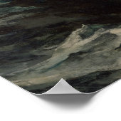 Winslow Homer - de Mistwaarschuwing Poster (Hoek)