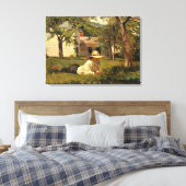 Winslow Homer - De Nooning Canvas Afdruk (Insitu (Slaapkamer))