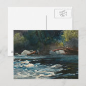 Winslow Homer - De Rapids, de Hudson rivier Briefkaart (Voorkant / Achterkant)