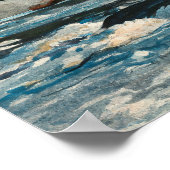 Winslow Homer - De Rapids, de Hudson rivier Poster (Hoek)