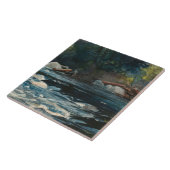 Winslow Homer - De Rapids, de Hudson rivier Tegeltje (Zijkant)