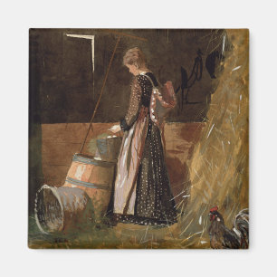winslow Homer Fresh Eggs Magneet