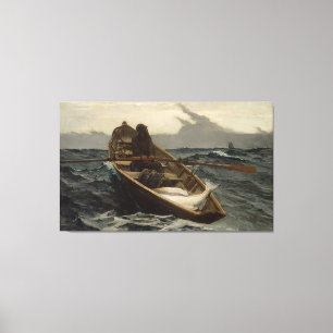  Winslow Homer Halibut Vist Canvas Afdruk