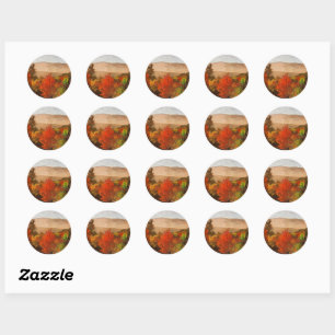 Winslow Homer, Herfst Boomtoppen, Ronde Sticker