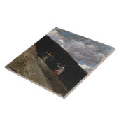 Winslow Homer - in de bergen Tegeltje (Zijkant)