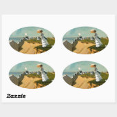 Winslow Homer - Long Branch, New Jersey Ovale Sticker (Vel)