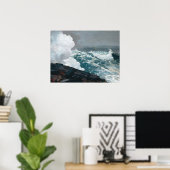 Winslow Homer Northeaster Poster (Thuiskantoor)