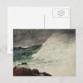 Winslow Homer - Prout's Neck, Breaking Wave Briefkaart (Voorkant / Achterkant)