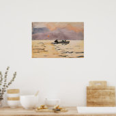 Winslow Homer Rowing Home Poster (Keuken)